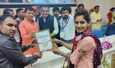 राजस्थान की नृतिका शांति चौधरी का दिल्ली में हुआ सम्मान