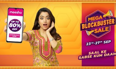 मीशो ने किया सालाना त्योहारी "मेगा ब्लॉकबस्टर सेल" का ऐलान