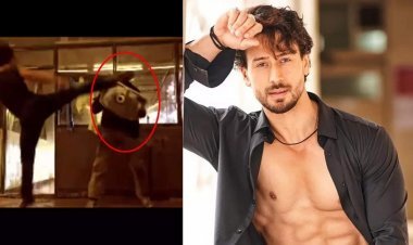 एक्शन सीन के दौरान वॉश बेसिन तोड़ने की कोशिश में टाइगर श्रॉफ का टूट गया पैर