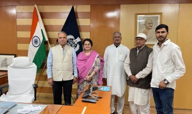 शराबबंदी आंदोलन की राष्ट्रीय अध्यक्षा पूनम अंकुर छाबड़ा ने की डीजीपी श्री मिश्रा से मुलाकात