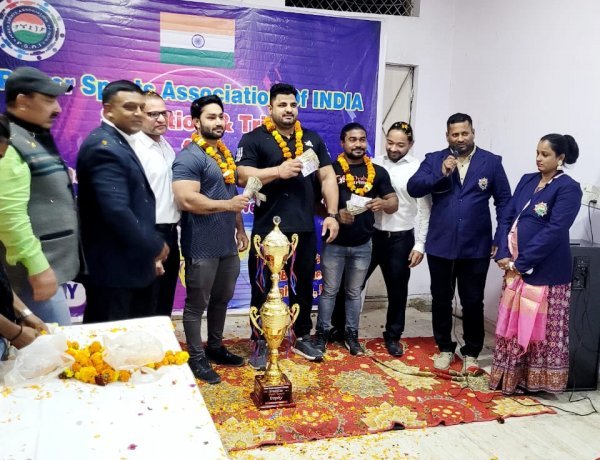 भारतीय शक्ति खेल संघ द्वारा आयोजित बेंच प्रेस, डेड लिफ्ट प्रतियोगिता