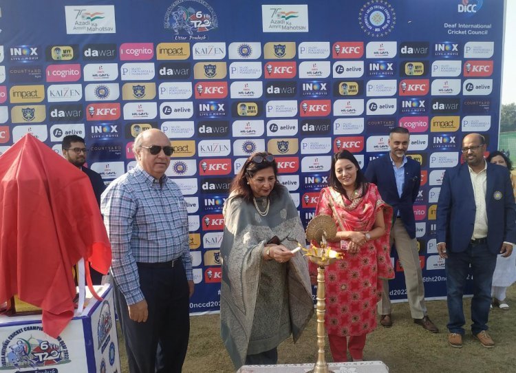 बधिरों के लिए आयोजित 6वीं आईडीसीए टी20 नेशनल क्रिकेट चैंपियनशिप 2022 के लिए सपोर्ट पार्टनर बना विल्लू पूनावाला फाउंडेशन