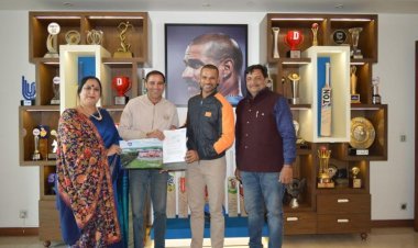 शिखर धवन के डा वन स्पोर्ट्स ने ब्लूमिंग डेल्स इंटरनेशनल स्कूल श्री गंगानगर के साथ किया राजस्थान की पहली विश्व स्तरीय खेल प्रशिक्षण अकादमी का शुभारंभ