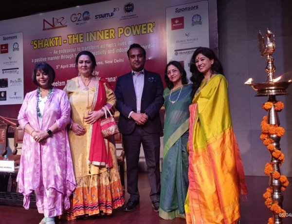 मनोज तिवारी ने संगोष्टी 'शक्ति - एक आंतरिक शक्ति को अपनी शुभकामनाएं दी'