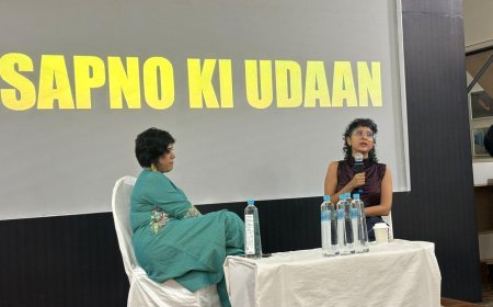 लापता लेडीज: प्रतिभा रांटा, स्पर्श श्रीवास्तव, और नितांशी गोयल ने किरण राव के साथ काला घोड़ा आर्ट फेस्टिवल में भरा रंग