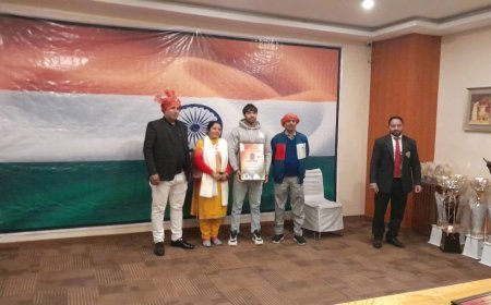 भारतीय गौरव पुरस्कार 2024 में बॉडीबिल्डर कमल सोलंकी का भव्य स्वागत