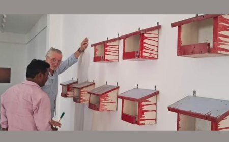 गौरैया संरक्षण के लिए रजत सिनर्जी फाउंडेशन और जोसेफ बर्नहार्ट ने बनाए प्राकृतिक स्वरूप में घोंसले