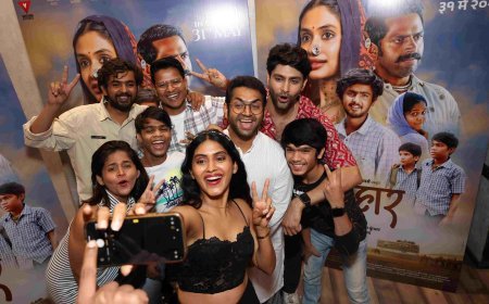 अंजली पाटिल, शारिब हाशमी स्टारर फ़िल्म  'मल्हार' का पोस्टर लॉन्च