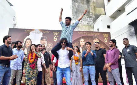 पैदल मार्च के साथ हुआ राजस्थानी फिल्म भरखमा का ट्रेलर लॉन्च