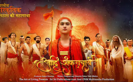 दशहरा के अवसर पर गुरुदेव श्री श्री रवि शंकर की उपस्थिति में वेब सीरीज 'आदि शंकराचार्य' का ट्रेलर  लॉंच'