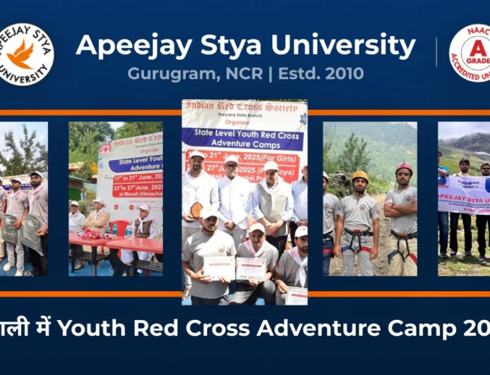 ASU ने मनाली में Youth Red Cross Adventure Camp 2025 में भाग लेकर छात्र नेतृत्व को दी नई उड़ान