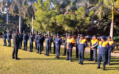 उदयपुर में सुरक्षा कर्मियों को मिली डिजिटल और फायर सेफ्टी ट्रेनिंग