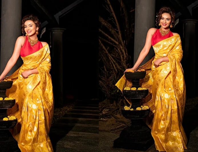 सीरत कपूर की ₹36,000 बनारसी साड़ी ने मचाया धमाल, इंटरनेट बोला- 'रानी से देवी'