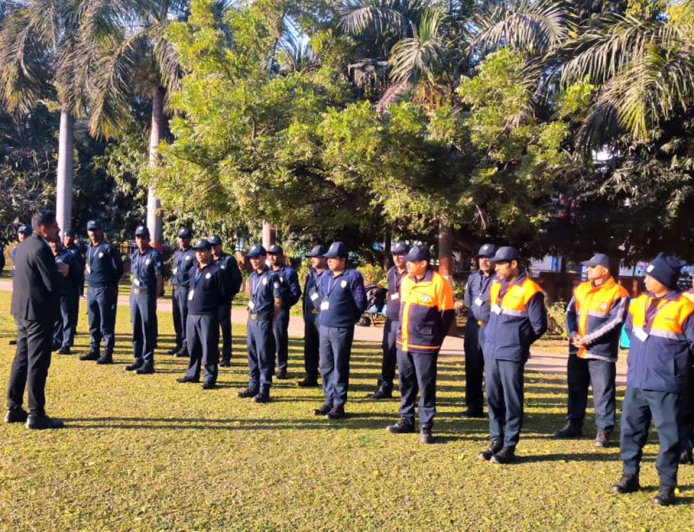 उदयपुर में सुरक्षा कर्मियों को मिली डिजिटल और फायर सेफ्टी ट्रेनिंग